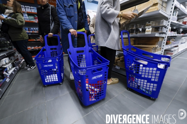 Ouverture du magasin action paris xv