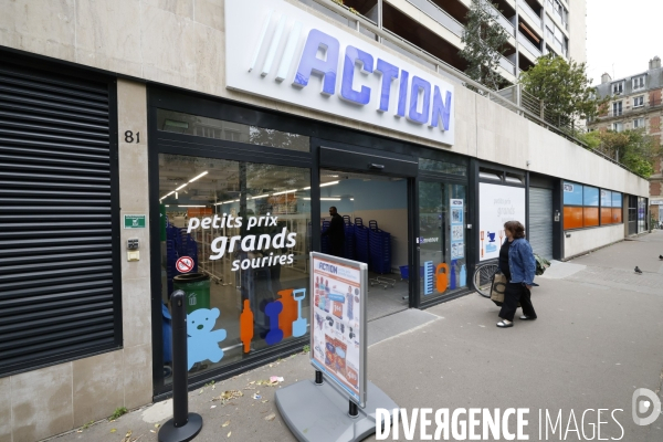 Ouverture du magasin action paris xv