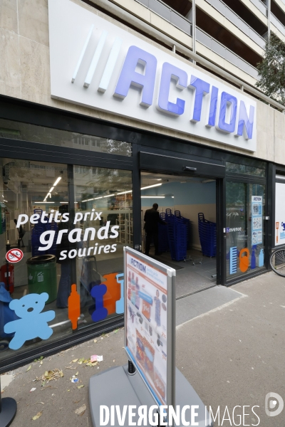 Ouverture du magasin action paris xv