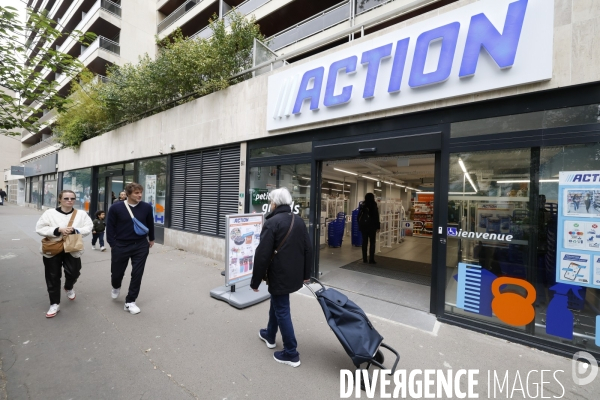 Ouverture du magasin action paris xv