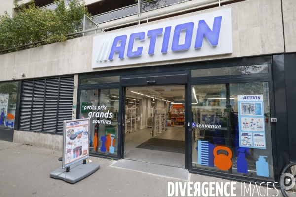 Ouverture du magasin action paris xv