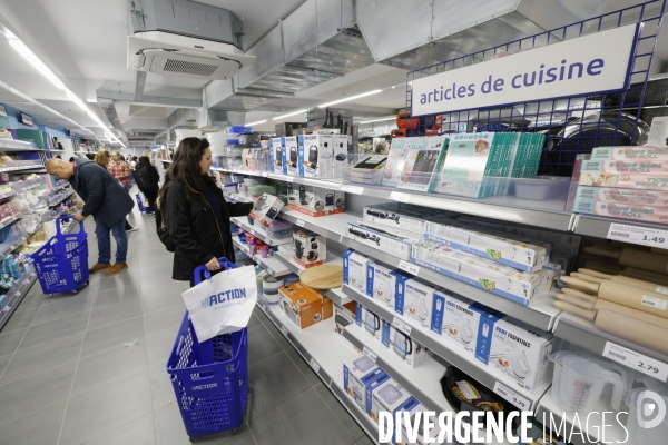 Ouverture du magasin action paris xv