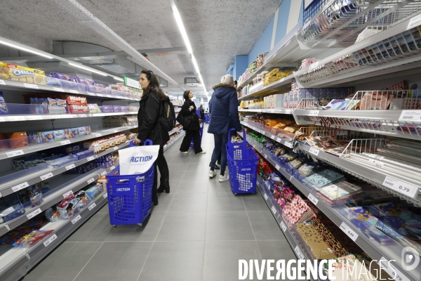 Ouverture du magasin action paris xv