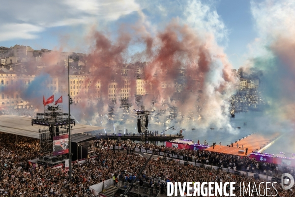 Flamme Olympique à Marseille
