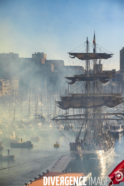 Flamme Olympique à Marseille