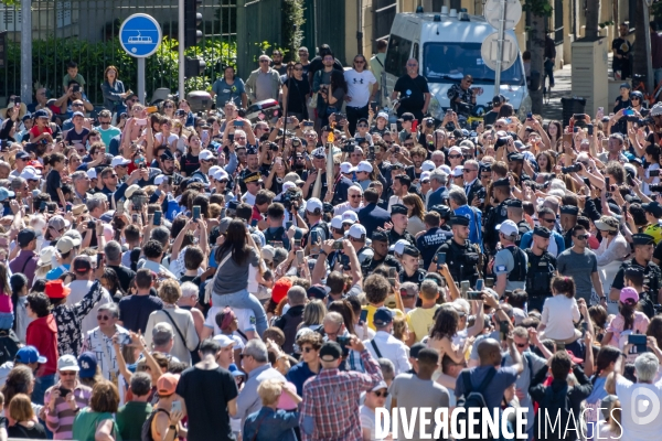 Arrivée de la flamme olympique à Marseille