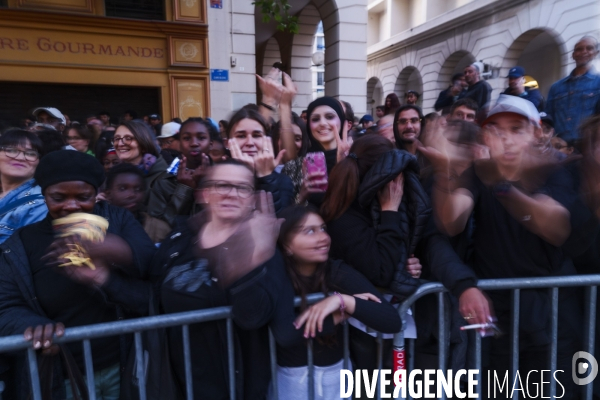 Arrivée de la flamme à Marseille