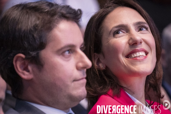 Meeting de Valerie Hayer à la maison de la Mutualité.