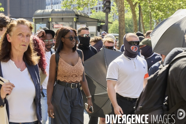 Ultradroite , manifestation « Comité du 9-mai »Construction
