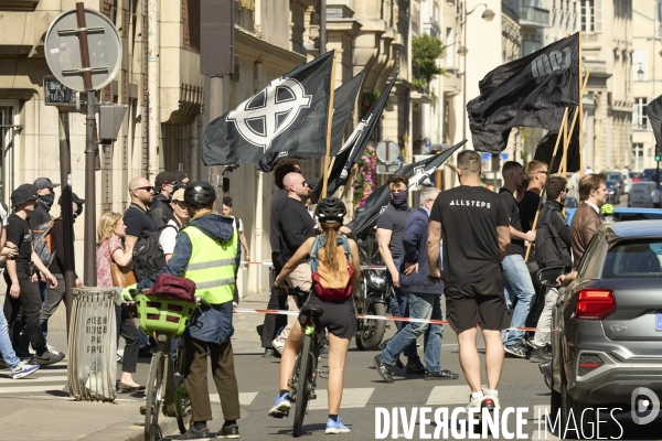 Ultradroite , manifestation « Comité du 9-mai »Construction