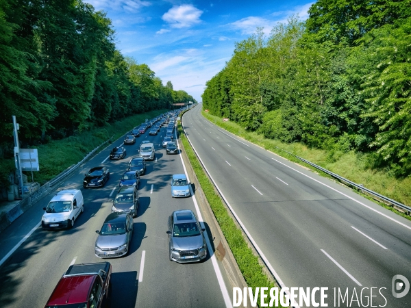 Bouchons sur l A13