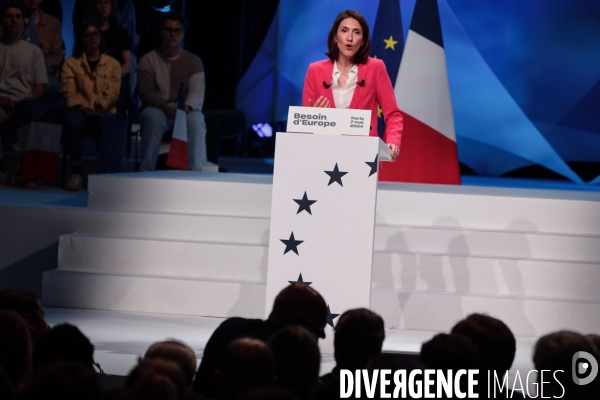Valerie hayer - meeting de paris pour les europeennes 
