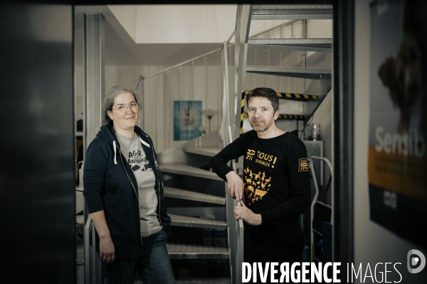 L214, Brigitte Gothière et Sébastien Arsac