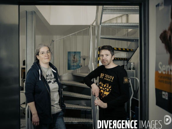L214, Brigitte Gothière et Sébastien Arsac