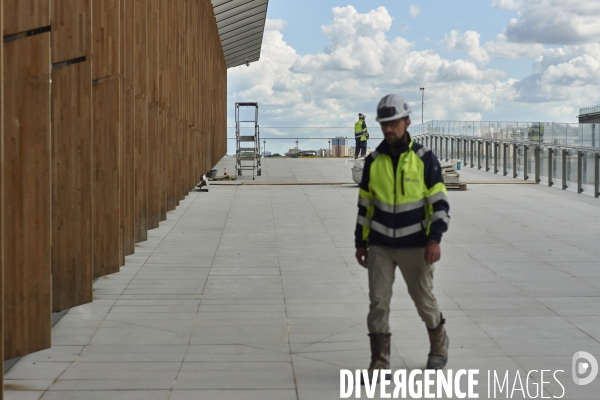 Chantier de la future gare Saint-Denis - Pleyel, le 15 mai 2024.
