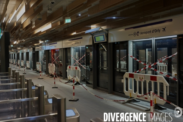 Chantier de la future gare Saint-Denis - Pleyel, le 15 mai 2024.