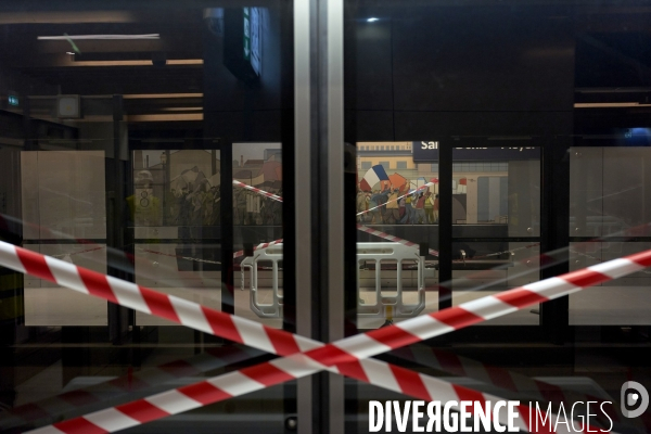 Chantier de la future gare Saint-Denis - Pleyel, le 15 mai 2024.