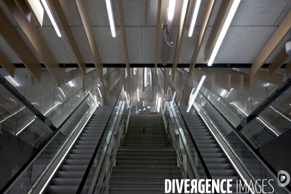 Chantier de la future gare Saint-Denis - Pleyel, le 15 mai 2024.