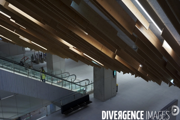 Chantier de la future gare Saint-Denis - Pleyel, le 15 mai 2024.