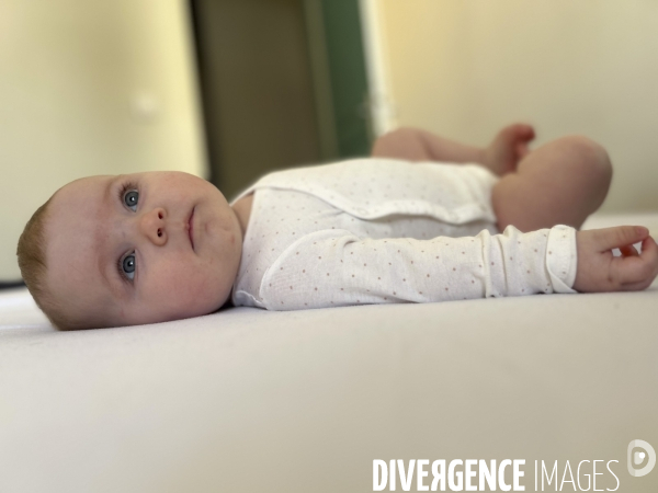 Le bébé Iris A. 4 mois 