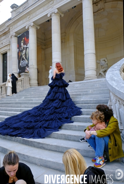 Shootings  de mode au palais Galliera