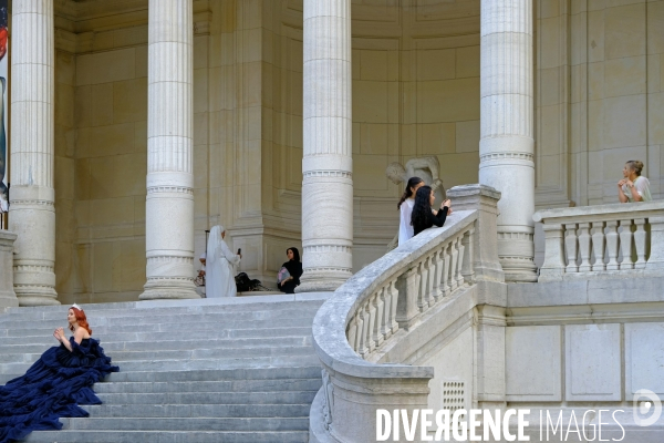 Shootings  de mode au palais Galliera