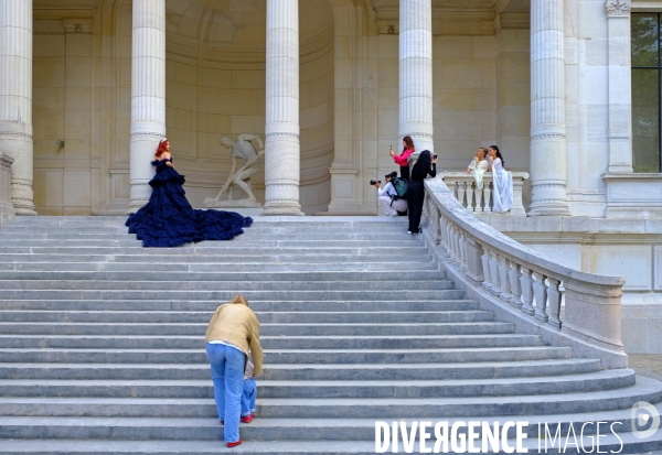 Shootings  de mode au palais Galliera