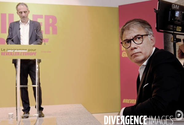 Elections européennes / Olivier Faure avec Raphaël Glucksmann