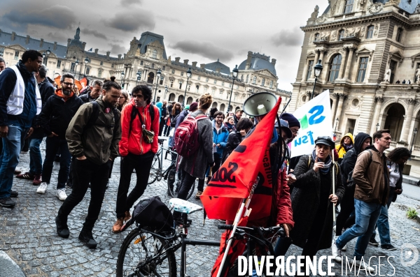 Manifestation  des enseignants de Seine-Saint-Denis.