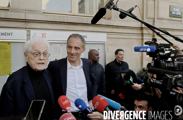 Elections Europeennes / Lionel Jospin apporte son soutien à Raphaël Glucksmann