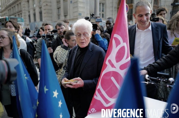Elections Europeennes / Lionel Jospin apporte son soutien à Raphaël Glucksmann