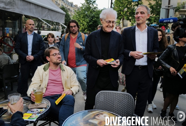 Elections Europeennes / Lionel Jospin apporte son soutien à Raphaël Glucksmann
