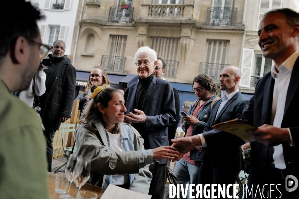 Elections Europeennes / Lionel Jospin apporte son soutien à Raphaël Glucksmann