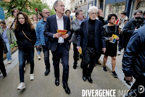 Elections Europeennes / Lionel Jospin apporte son soutien à Raphaël Glucksmann