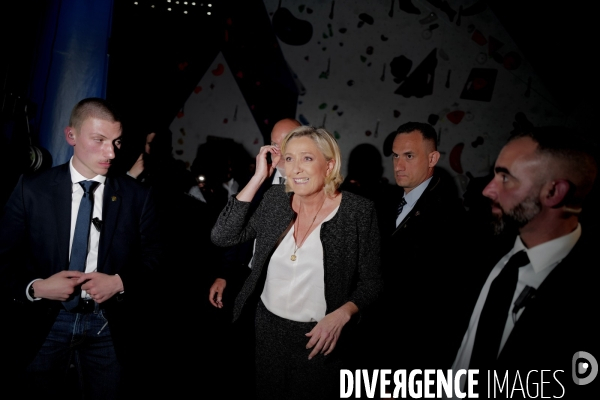 Elections Européennes / Meeting de Jordan Bardella et Marine Le Pen