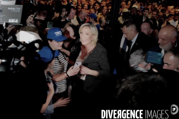 Elections Européennes / Meeting de Jordan Bardella et Marine Le Pen