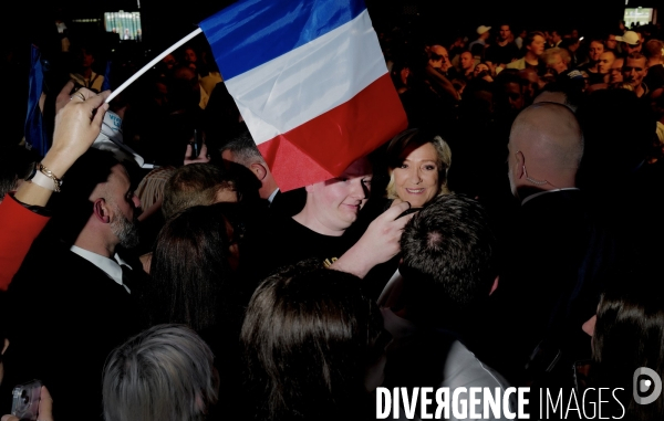 Elections Européennes / Meeting de Jordan Bardella et Marine Le Pen
