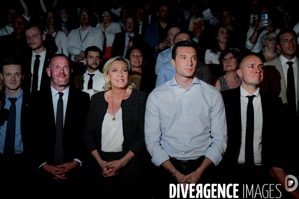 Elections Européennes / Meeting de Jordan Bardella et Marine Le Pen