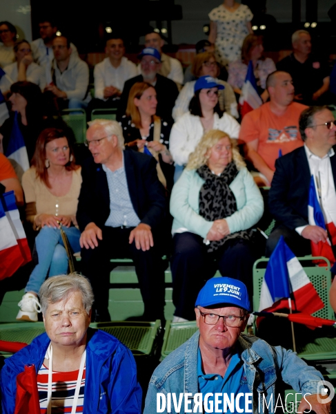 Elections Européennes / Meeting de Jordan Bardella et Marine Le Pen