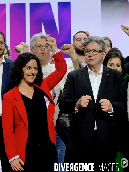 Elections européennes / Meeting de la France Insoumise