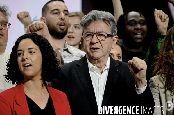 Elections européennes / Meeting de la France Insoumise