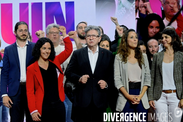 Elections européennes / Meeting de la France Insoumise
