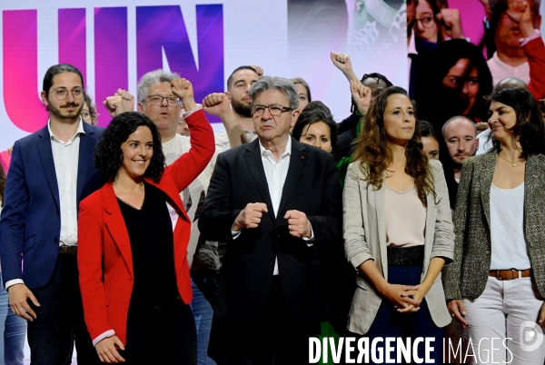 Elections européennes / Meeting de la France Insoumise
