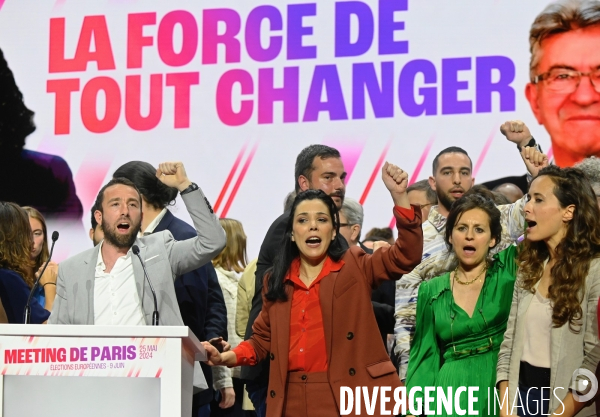 Elections européennes / Meeting de la France Insoumise