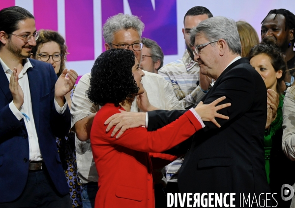 Elections européennes / Meeting de la France Insoumise