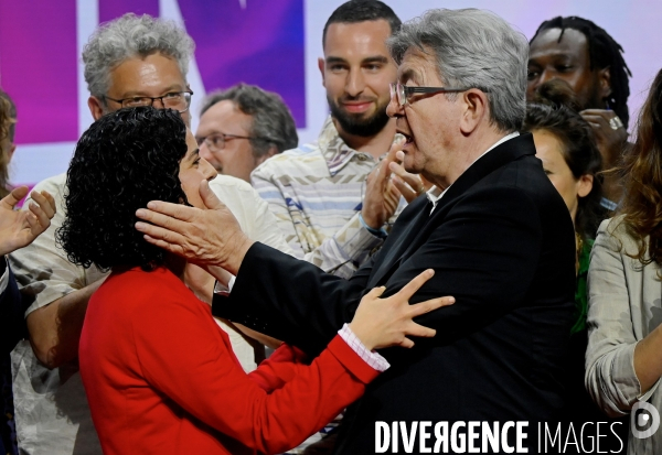 Elections européennes / Meeting de la France Insoumise