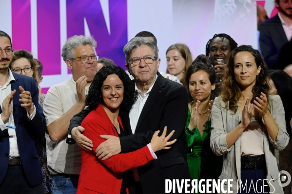 Elections européennes / Meeting de la France Insoumise