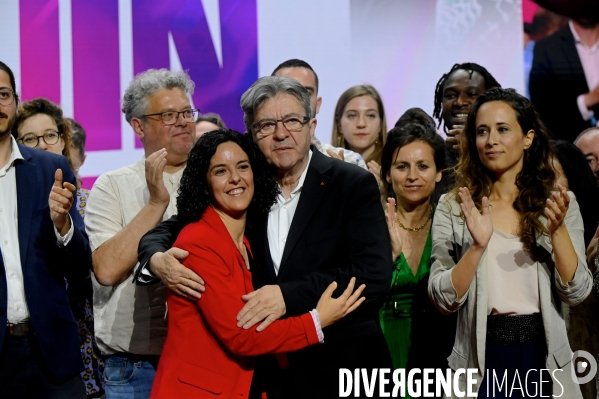 Elections européennes / Meeting de la France Insoumise