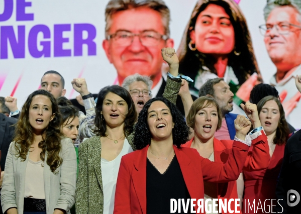 Elections européennes / Meeting de la France Insoumise