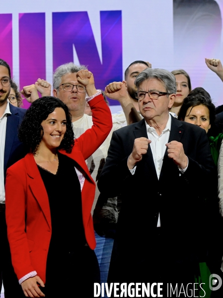 Elections européennes / Meeting de la France Insoumise